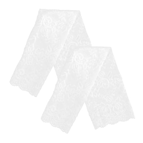 LIFKOME 1paar Lace Arm Sleeves Für Frauen Abnehmbare Lange Fingerlose Handschuhe Mit Floralem Muster Uv-schutz Armwärmer Für Hochzeit Tanz Kostümparty Und Outdoor-aktivitäten von LIFKOME