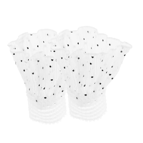LIFKOME 1 Paar Abnehmbare Spitzen-handgelenkmanschetten Für Frauen Elastisch Dekorativ Elegantes Gothic-design Für Kostüm Abschlussball von LIFKOME