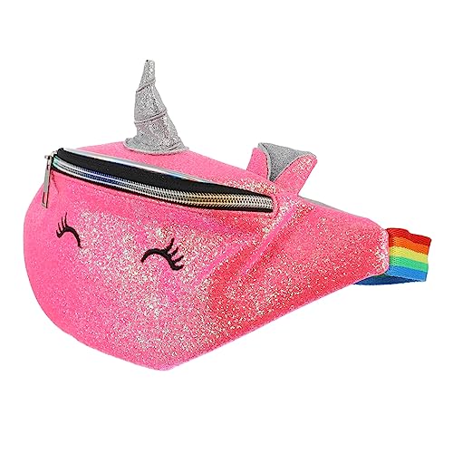 LIFKOME 1 STK Einhorn Bauchtasche für Kinder Hüfttasche für unterwegs Einhorn-Gürteltasche Kinder umhängetasche Reisetasche Kinder Hüfttasche für Kinder Mädchen Hüfttasche Süss Taschen von LIFKOME