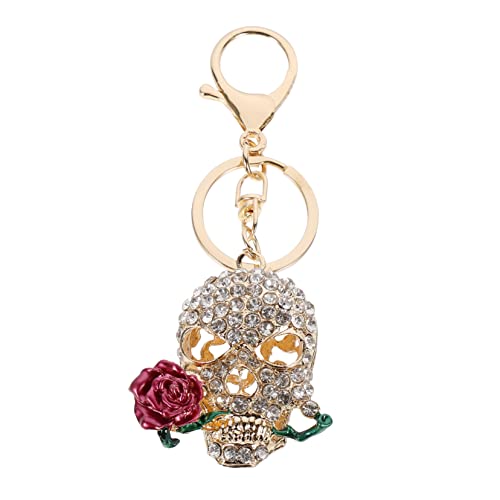 LIFKOME 1 Stück Diamant-schlüsselanhänger mit -Rose für Frauen Einzigartige Form Aus Metall Autoschlüssel- Einfache Installation von LIFKOME
