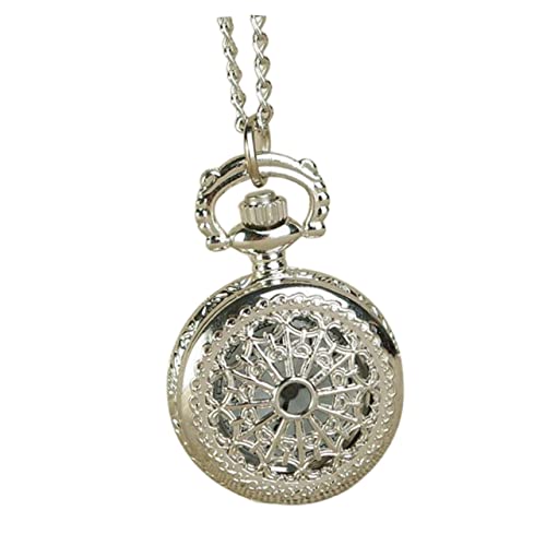 LIFKOME Skelett-taschenuhr Mit Quarzwerk Vintage-Design Langer Stabiler Kette Für Arbeitsumgebungen von LIFKOME