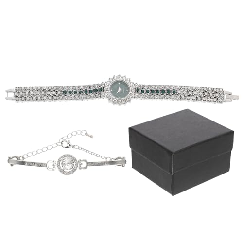 LIFKOME Damenuhr Quarzarmbanduhr Freizeituhr Armbanduhr Für Frauen Mädchenarmbanduhr Stilvolle Ansprechende Casual Uhr Mit Strass Dekoration von LIFKOME