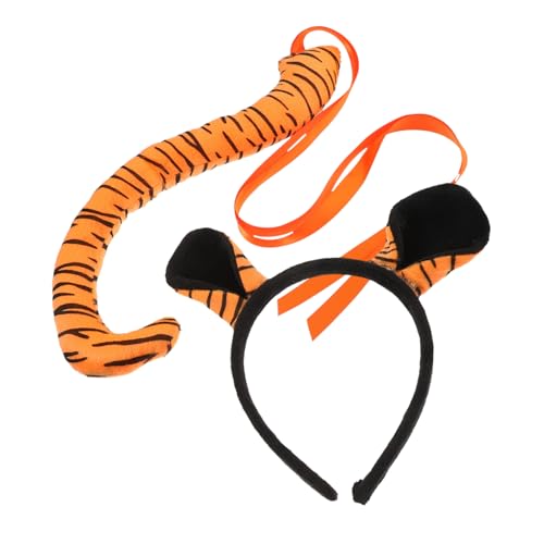 LIFKOME 1satz Tiger Kostüm Mit Ohren Stirnband Und Tier Cosplay Requisiten Für Karneval Halloween Und Bühnenaufführungen Bequemes Und Langlebiges Material Süß Und Auffällig von LIFKOME