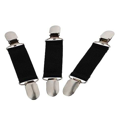 LIFKOME 1 Satz Dekorative Shirt Clips Cardigan Clips für Kleidung Schwarz Schals Pullover und für Stilvolle und Sicheren Halt von LIFKOME