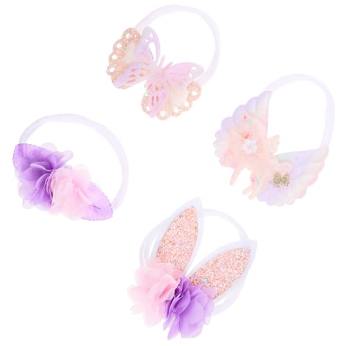 LIFKOME 1satz Easter Bunny Ohren Haarreif Mit Einhornflügeln Und Schmetterlingsdesign Farbenfrohes Kostümzubehör Für Mädchen Und Frauen Haarschmuck Für Ostern Und Partys von LIFKOME