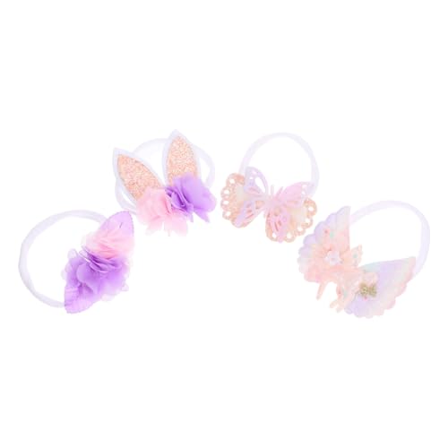 LIFKOME 1satz Osterhaube Mit Kaninchenohren Einhornflügel Und Schmetterlingsdekor Farbenfrohes Haaraccessoire Für Mädchen Für Ostern Partys Und Cosplay von LIFKOME