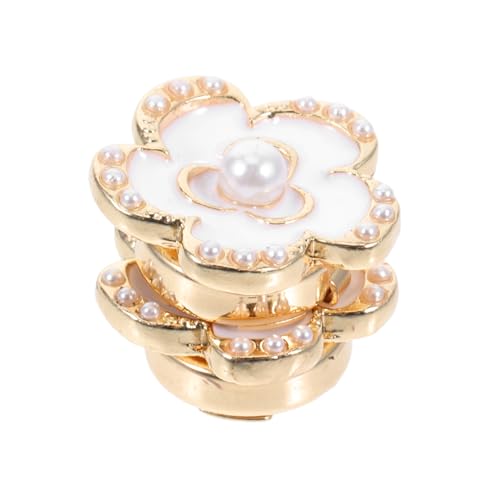 LIFKOME Legierungsblumenknopf Damen Dekorative Hemdknöpfe Für Frauen Eleganter Schmuck Für Kleid von LIFKOME
