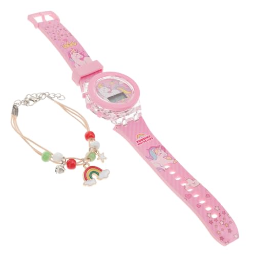 LIFKOME Digital Junge Mädchen Armbanduhr Cartoon Muster Leuchtende Farben Präzise Zeitmessung Angenehm Hautfreundlich Leicht Tragbar Jungen Uhrzeit Ablesen Wachsend von LIFKOME