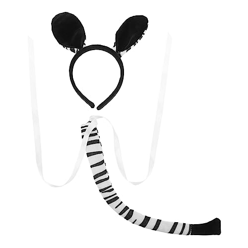 LIFKOME Zebra Ohr Stirnband Und Für Cosplay Tierohr Haarreif Zebra Kostüm Zubehör Aus Festem Sicher Und Bequem Für Partys Und Bühnenauftritte von LIFKOME