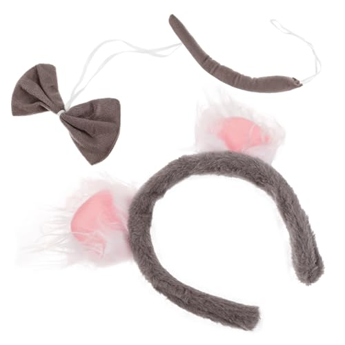 LIFKOME Satz Mit Stirnband Känguru-kostüm Dekorative Fliege Tierkostüm-requisiten Für Halloween Und Partys von LIFKOME