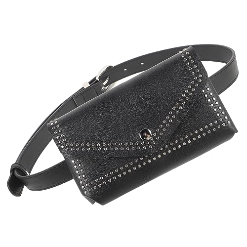 LIFKOME Gürteltasche Aus Strapazierfähigem Punk-stilvolle Hüfttasche Kleine Stylische Tasche Mit Verstellbarem Riemen Für Damen von LIFKOME