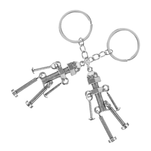 LIFKOME 2stücke Schlüsselanhänger Dekorative Metall Schlüsselring Für Taschen Und Rucksäcke Einzigartiges Design Für Kreative Deko Und Persönlichen Stil von LIFKOME