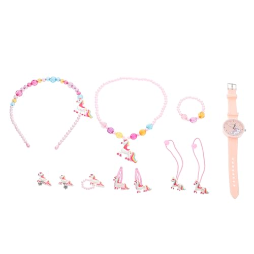LIFKOME 1 Satz Cartoon-Uhr Einhorn-Uhr Halskette Einhorn-Haarschmuck Für Mädchen von LIFKOME