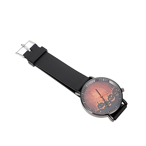 LIFKOME 1 Stück Armbanduhr Mit Halloween-Motiven Unisex Armbanduhr Personalisierte Uhr Mit Retro-Design von LIFKOME