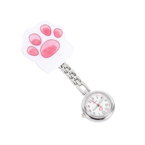 LIFKOME 1stück Katzenpfoten Uhr Luminous Elektronische Taschenuhr Für Krankenschwestern Leicht Und Praktisch Für Pflegekräfte Im Assortierte Farben von LIFKOME