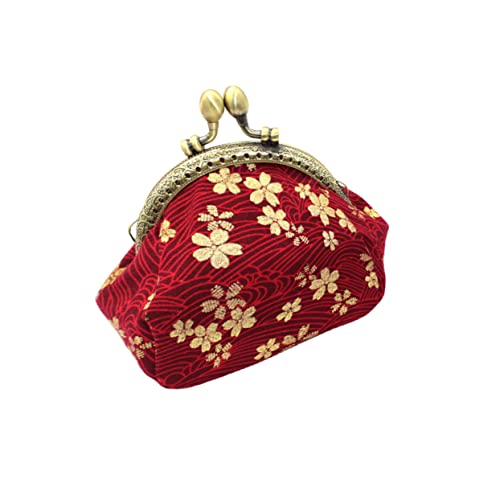 LIFKOME Retro-geldbörse Aus Hochwertigem Material Mit Blumenmuster Schicke Münzbörse Für Mädchen Multifunktionale Aufbewahrungstasche Für Kleingeld Und Visitenkarten Für Urlaub Shopping Un von LIFKOME