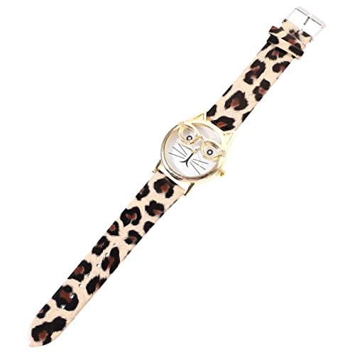 LIFKOME 1stück Junge Mädchen Uhr Mit Katzenmuster Sportuhr Für Jungen Und Mädchen Analoge Armbanduhr Langlebiges Quarzwerk Und Leichte Design Für Alltag von LIFKOME