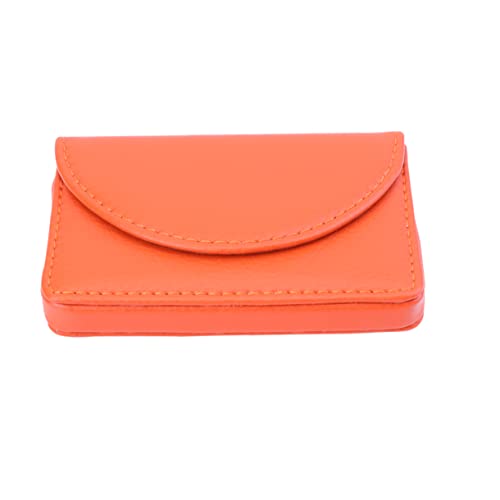 LIFKOME Visitenkartenbox Aus Weichem Leder Business-hülle Einfache Tragbare Pu-Business-hülle Namenshülle Für Visitenkarten Und Kreditkarten von LIFKOME