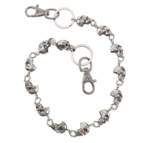 LIFKOME 1 Stück Retro Hip Hop Hosenkette Metall Stilvolle Gürtelskette für Herren Diebstahl für Disco und Freizeitmode Langlebig und von LIFKOME