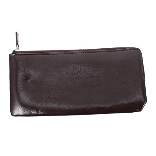 LIFKOME Lange Herren Geldbörse Aus Kunstleder Mit Reißverschluss Modisches Portemonnaie Für Männer RFID Schutz Leichte Handtasche Für Business Und Freizeit Münzgeldbörse Mit Mehreren von LIFKOME