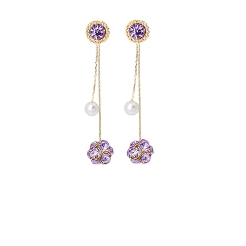 LIFKOME 1 perlen ohrring ohrringe weihnachts präsente für valentinstag weihnachsgeschenk muttertag earloop baumeln Frauen Ohrstecker Ohrschmuck Metall Violett LIFKOME 1 perlen ohrring ohrringe weihnachts präsente für valentinstag weihnachsgeschenk muttertag earloop baumeln Frauen Ohrstecker Ohrschmuck Metall Violett von LIFKOME