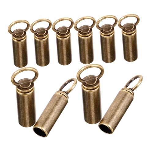 LIFKOME Kordel-endstopper Für Hoodies 10er-pack Kordelzug-endkappen Kapuzen-kordelzug-endkappen Spitzen Ersatz Für Abgenutzte Kordeln von LIFKOME