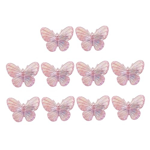 LIFKOME 10 Stück Kleine Schmetterling Haarspangen für Damen Mädchen Niedliche Haarnadeln Langlebig und Detailreich Vielseitig Kombinierbar Eleganter Haarschmuck für Alltag und Party von LIFKOME