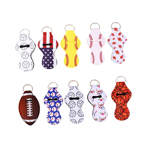LIFKOME 10stücke Bunte Schlüsselanhänger Für Lippenbalsam Und Lippenstift Accessoire Für Frauen Befestigen An Taschen Und Rucksäcken von LIFKOME