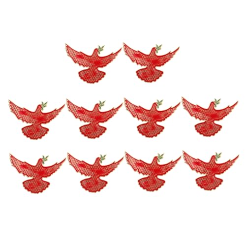 LIFKOME 10stücke Anstecknadel Mit Friedenstaube Und Olivenzweig Metall-brosche Für Kleidung Rucksäcke Jacken Schals Partys Und Alltag von LIFKOME