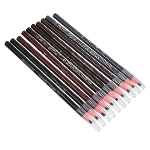 LIFKOME 10 Stück Teiliges Wasserfestes Augenbrauenstift Weichem Abziehmechanismus Glattes Auftragen Langanhaltend Natürliches Microblading ergebnis für Präzises Augenbrauen make up in von LIFKOME