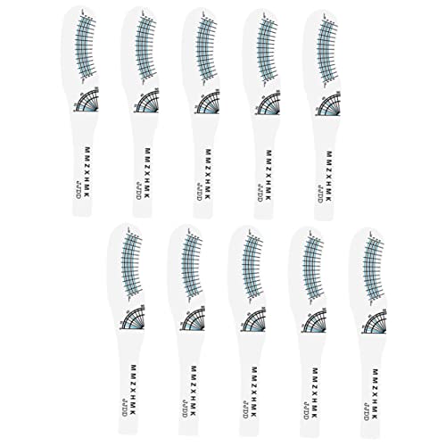 LIFKOME 10 Stück Teiliges Wimpernlängen Messgerät aus Papier Präzises Lash Ruler Card Messwerkzeug für Wimpernverlängerung und Curling Wiederverwendbar Kompakt für Makeup Tasche von LIFKOME