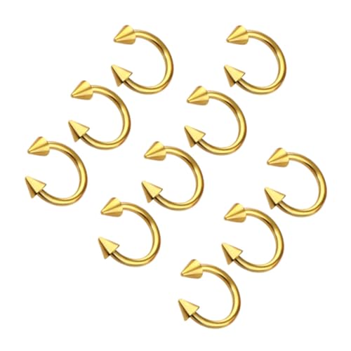 LIFKOME 10 Stück Teiliges aus Hochwertigem Edelstahl Vielseitige Nasenringe und Ohrknorpel Piercings Hypoallergen Langlebig Modisches Design in Elegantem Sicherer Schmuck für Damen und von LIFKOME