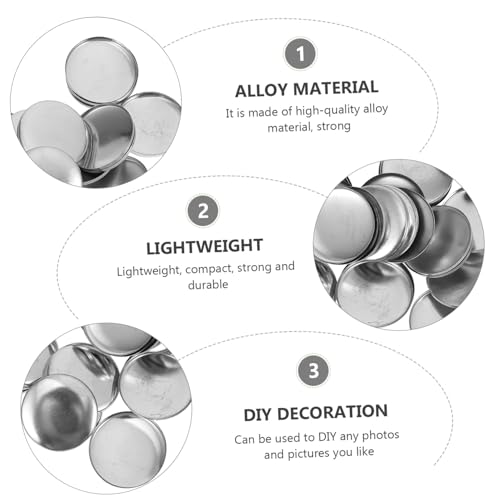 LIFKOME 100 Sätze Blank Badge DIY Button Pin Crafts Robuste Anstecknadeln Basteln für Kleidung Hüte Party Geschenk Großes Bastelset für Schulprojekte und Foto Buttons von LIFKOME