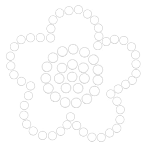 LIFKOME 100stücke Bh-trägerversteller Verstellbare Clips Für Bikinis Lingerie Und Kleider Für Individuelle Anpassungen Weiße Farbige Regulierbare Ringe von LIFKOME