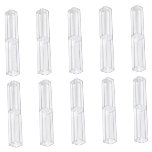 LIFKOME 10stücke Transparente Stiftbox Vielseitiger Aufbewahrungsbehälter Für Kugelschreiber Bleistifte Und Schreibwaren Praktischer Organizer Langlebigem Kunststoff Für Schule Und von LIFKOME