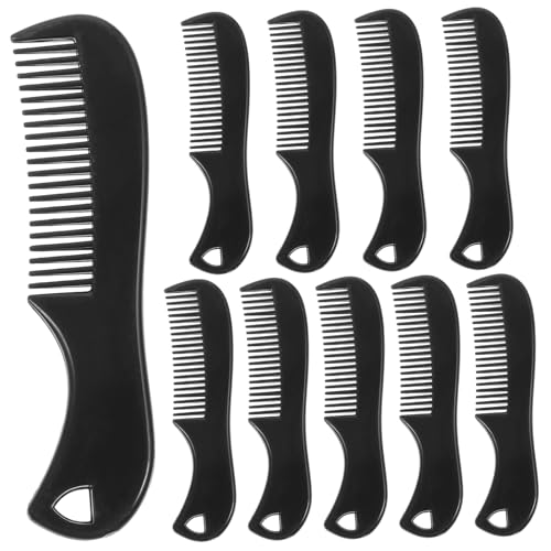 LIFKOME 10 Stücke Bartkamm Satz für Männer Kleiner Taschenkamm für Bartpflege Schnurrbart Kamm Präzise Stylingkämme für Herren für Unterwegs von LIFKOME