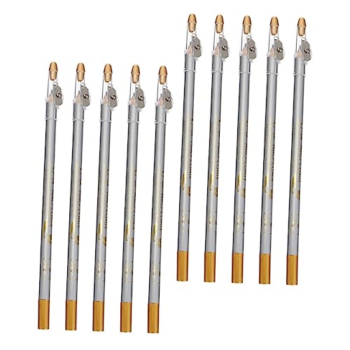 LIFKOME 10Stücke Wasserfeste Eyeliner Stifte Mit Integriertem Anspitzer Eyeliner Stift Für Präzise Striche Grauton Leicht Aufzutragen Augen Make Up Lösung von LIFKOME