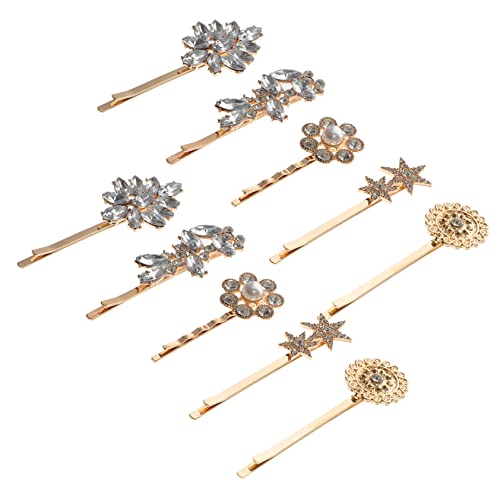 LIFKOME 10stücke Strass-haarspangen Für Frauen Dekorative Strass-haarnadel Bobby Pin Mit Strasssteinen Haarschmuck Für Damen Geeignet Für Hochzeiten Banketten Und Partys von LIFKOME