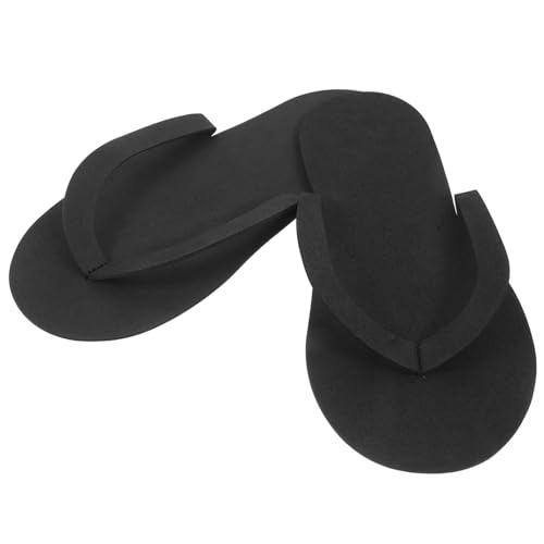 LIFKOME 12 Paare Einweg Faltbare Damen Hausschuhe Flipflops Sommer Reise Slipper Schnell Trocknend Weich Rutschfest Für Hotel Spa Badezimmer Pool von LIFKOME