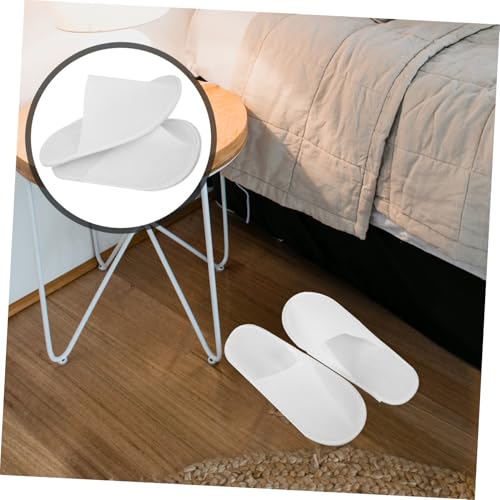 LIFKOME 12 Paare Einweg Spa Hausschuhe Unisex Rutschfest Leichte Hotel Gäste Slipper Bequem Kompakt Reise Hausschuhe für Zuhause und Wellness von LIFKOME