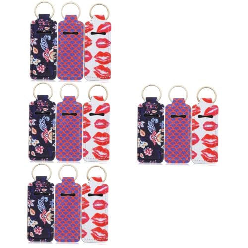 LIFKOME 4er-Set Schlüsselanhängerhalter Für Lippenstift Modischer Schlüsselanhängerhalter Lippenstift-Organizer-Tasche Geeignet Für Verschiedene Anlässe 3 Stück X 4 von LIFKOME