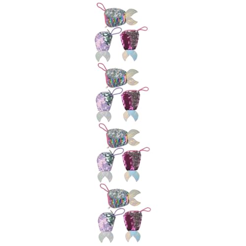 LIFKOME 12stücke Meerjungfrau Geldbörse Mit Und Pailletten Perfektes Für Mädchen Für Geburtstagsfeiern Weihnachten Und Rosa Und Regenbogenfarbener von LIFKOME