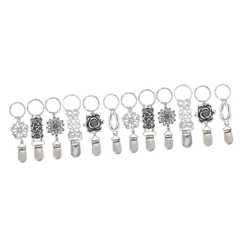 LIFKOME 12 Stk Blumenhutclip aus Legierung Kostüm Hüte Gepäckclip Vintage-Kappenclip Reisehut Hoder Taschenhuthalter pocket clip hat clip Seesäcke für unterwegs Huthalter-Clip Kappen-Clip von LIFKOME
