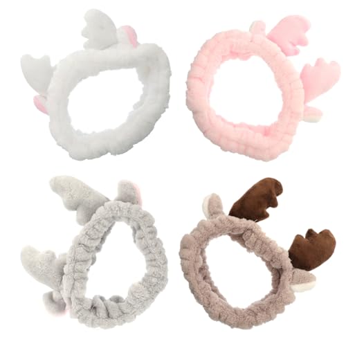 LIFKOME 12stücke Weihnachts-haarband Damen Antler Haarschmuck Für Gesichtswäsche Und Makeup Dekoratives Stirnband Aus Plüsch Vielseitig Einsetzbar Bequem Und Dehnbar von LIFKOME