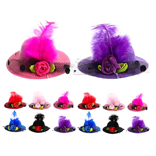 LIFKOME Mini-hut Haarspange Für Jungen Und Mädchen 12 Stück Partyhüte Geburtstagsparty Mädchen Haarspange Teeparty-hut Netz- Elegant LIFKOME Mini-hut Haarspange Für Jungen Und Mädchen 12 Stück Partyhüte Geburtstagsparty Mädchen Haarspange Teeparty-hut Netz- Elegant von LIFKOME