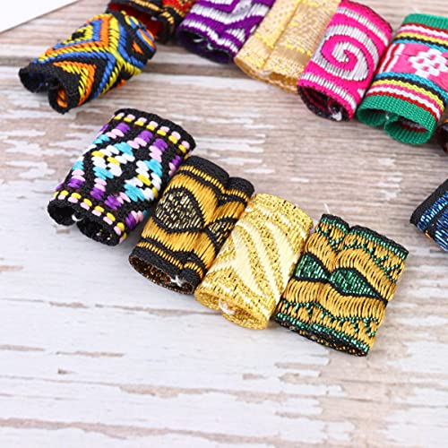 LIFKOME 12 Stück Dreadlocks Haarschmuck Ringe Bunte Haarzopfringe zur Dekoration von Zöpfen und Dreads Flexibles Zubehör für Stylische Frisuren von LIFKOME