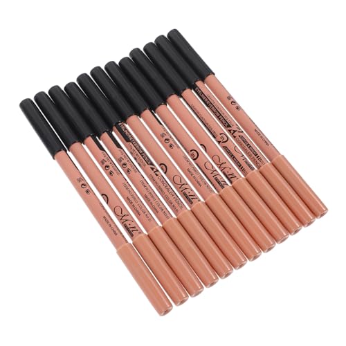 LIFKOME 12 Stück Teiliges Augenbrauen und Eyeliner Stift mit Concealer Dual End Kosmetikstifte Wasserfest Wischfest für Präzises Augenbrauen Make Up und Abdeckung von Unreinheiten von LIFKOME