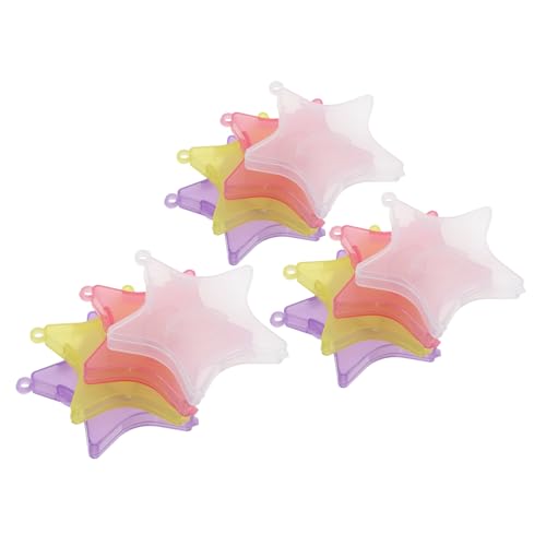 LIFKOME 12 Stück Teiliges Sternförmiges Wimpern-organizer- Tragbare Eyelash Storage Box in Weiß Rot Gelb Violett Schutz vor Verformung Vielseitig für Makeup und Kleine Beautyartikel von LIFKOME