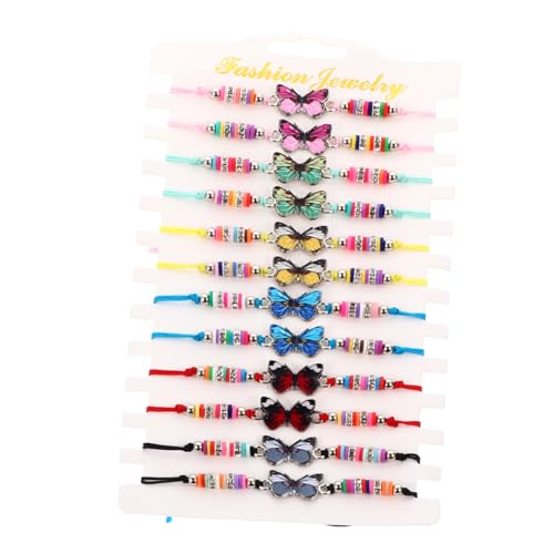 LIFKOME 12stücke Boho Armband Aus Polymer Clay Schmuck Accessoire Mit Heishi Perlen Für Mädchen Elastisches Armband Als Schmuckzubehör von LIFKOME