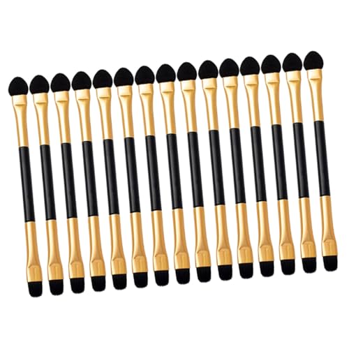 LIFKOME 15 Stück Teiliges Eyeshadow Applicator Doppelseitige Lidschatten Applikatoren mit Weichen Spitzen Leicht und Tragbar für Make Up Einsteiger und Profis Komfortabler Griff für von LIFKOME